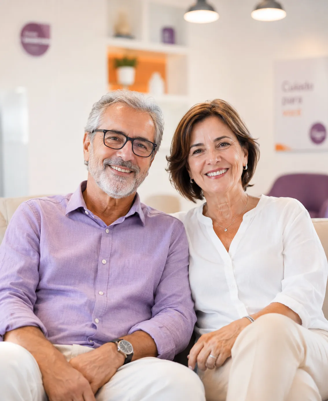 Casal atendido pela Leve Saúde